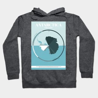 Antarctica Territory Map Hoodie